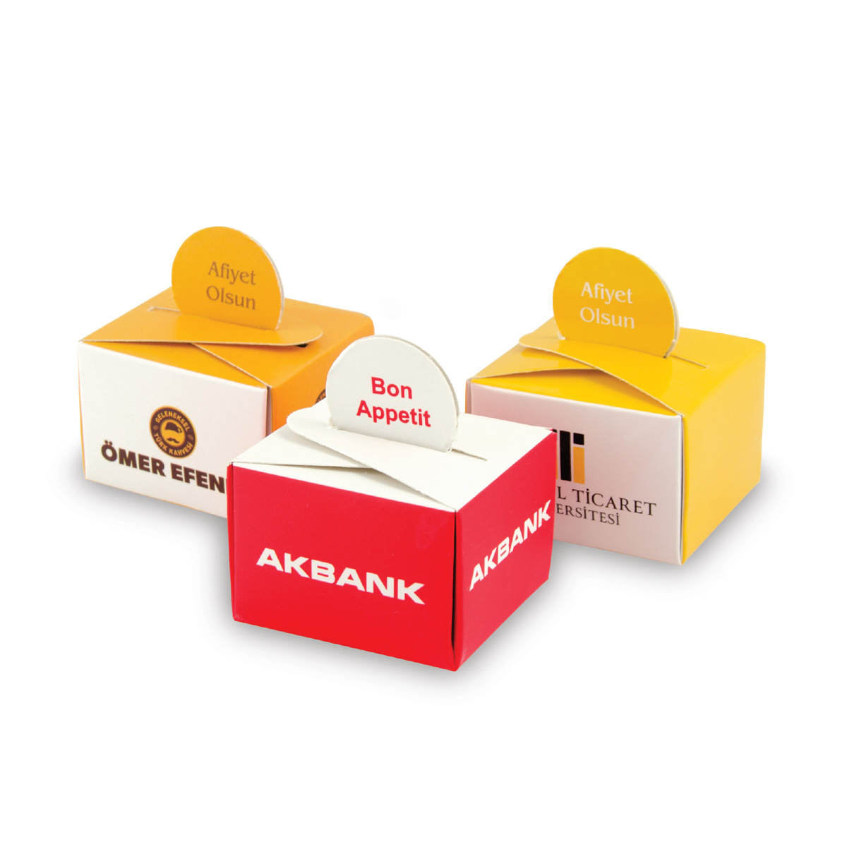 Karton Kutuda Logolu Lokum